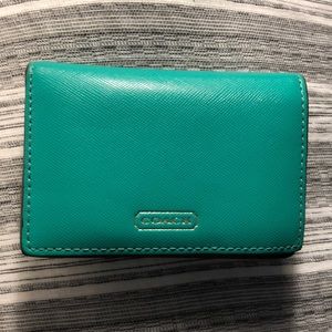 Coach small wallet- great SPRING color!